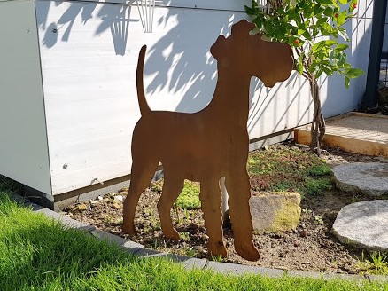 rostiger Irish Terrier "Rusty"